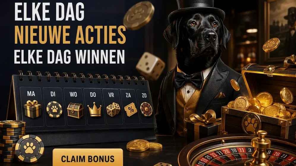 weekkalender met dagelijkse casino acties en bonussen